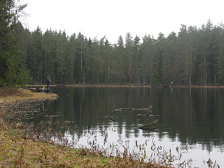 Озеро Охотничье, Ленинградская область, перед первым туром
