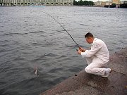 Рыболовная свадьба. Максим Балачевцев и Оксана Янцева - 29 августа 2005 года