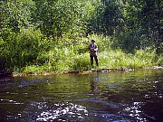 Эпизоды форелевых рыбалок в Ленинградской области. 2005 год