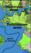 Заливы: Искаовский, Рыболовский, Штаны