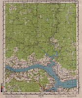 Карта Горьковского водохранилища 2048 x 2432 1,05 Mb