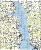 Карта Горьковского водохранилища 3670 x 4561 2,53 Mb