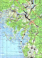 Карта озера Ильмень