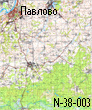 Карта реки Ока - топорграфические карты от Калуги до Нижнего Новгорода