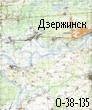 Карта реки Ока - топорграфические карты от Калуги до Нижнего Новгорода. Дзержинск