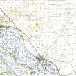 Карта Волги от Волгорада до Астрахани. Карта Ахтубы. Лист L-38-023 Харабали
