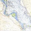 Карта Волги от Волгорада до Астрахани. Карта Ахтубы. Лист L-38-048 Нижневолжск