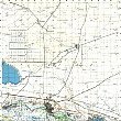 Карта Волги от Волгорада до Астрахани. Карта Ахтубы. Лист M-38-115 Ленинск